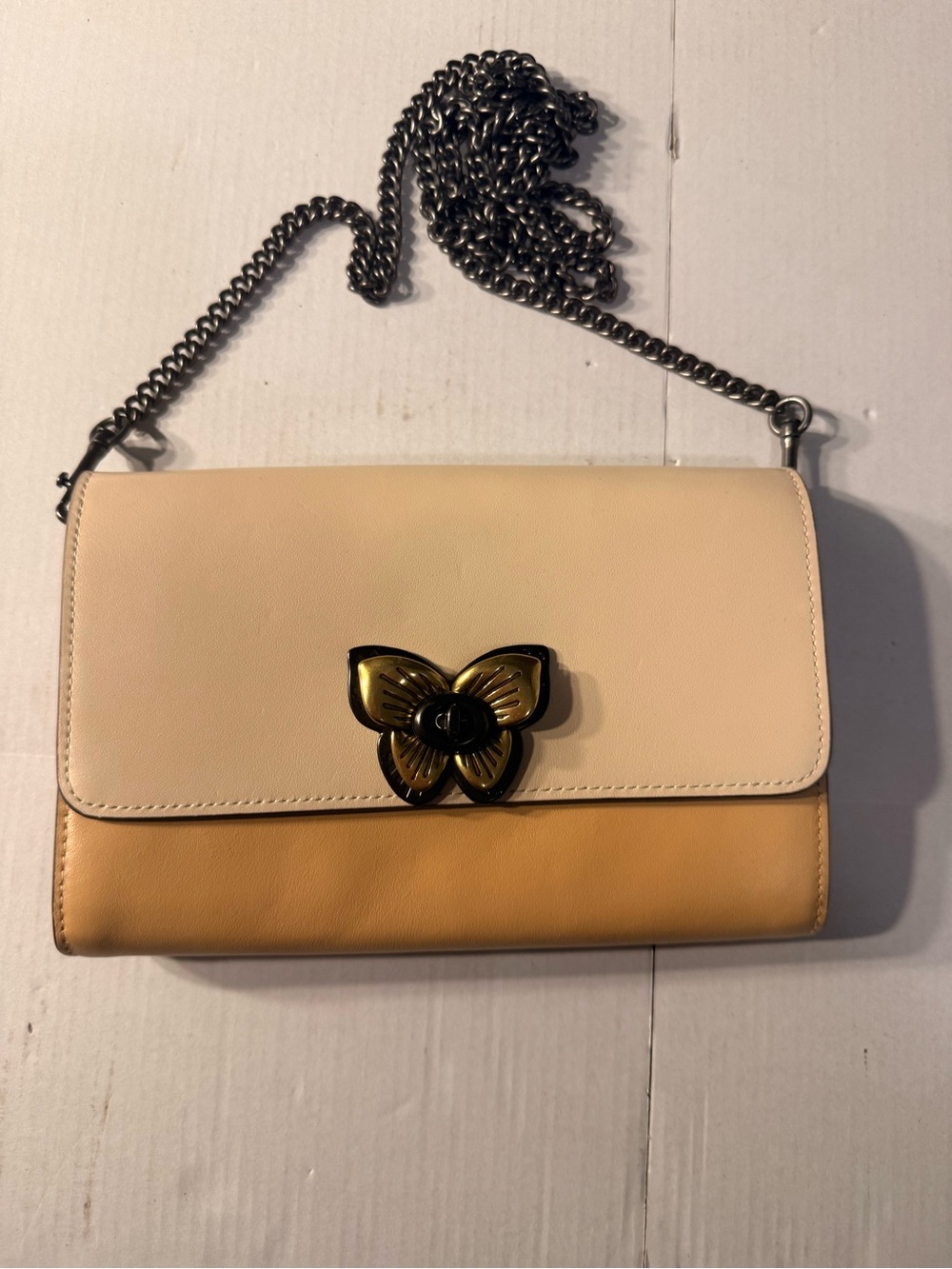 NWT Coach Butterfly Marlow Turnlock Chain Crossbody~ 70083 MSRP $225